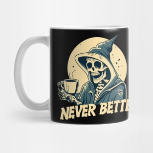 Skeleton Coffee Halloween Mug